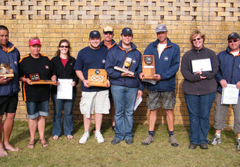 Award winners 2011 ltr Pierre Sylvia Judy Cedric Casper Arno Craig Elizca Rudi