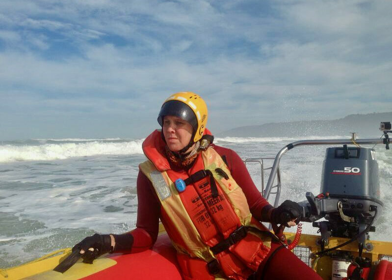 Station 8 Class 3 coxswain Kim Burrows