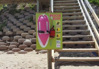 Pink buoy